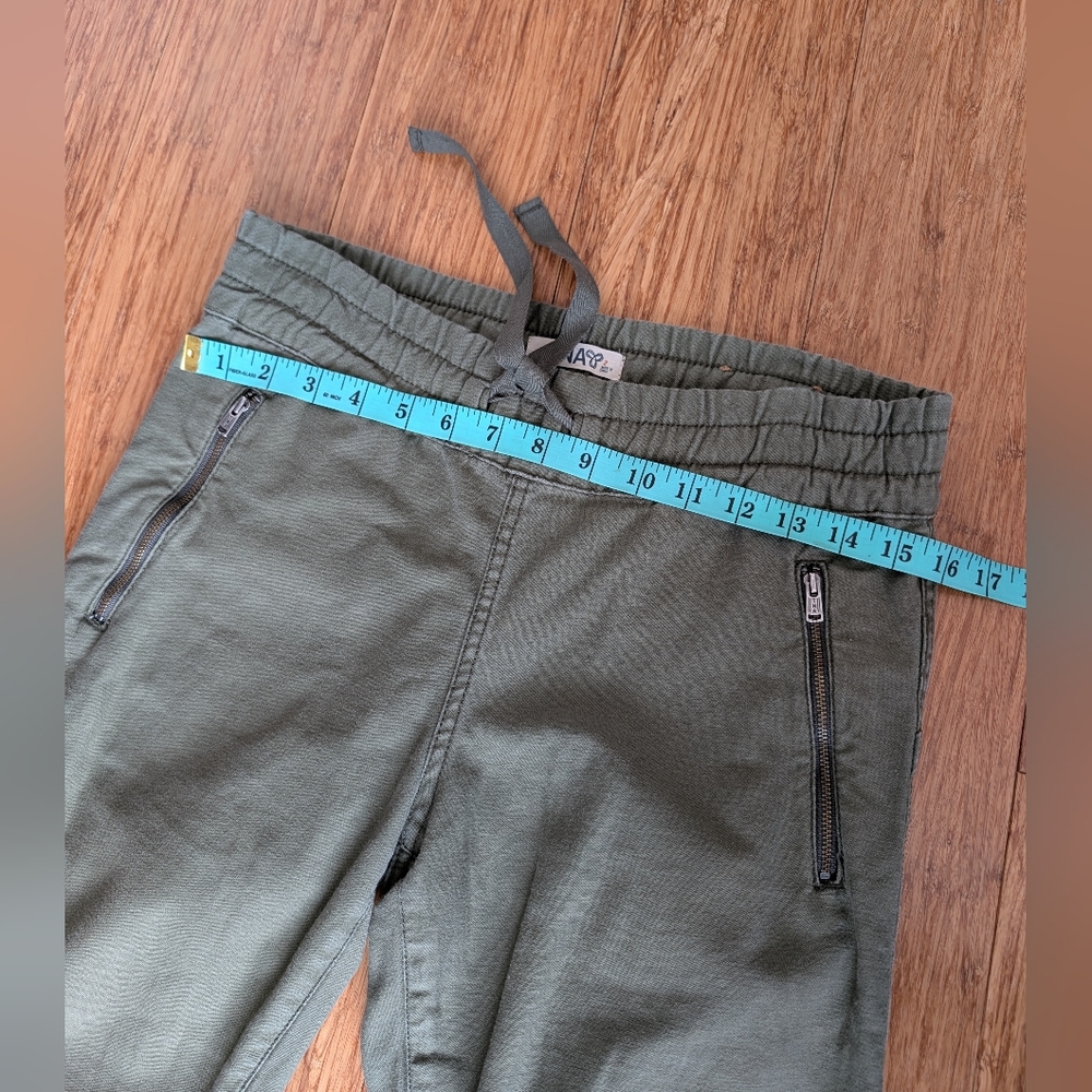 Aritzia TNA Green Cargo Joggers 100% Cotton Sz 2 - Picture 3 of 9